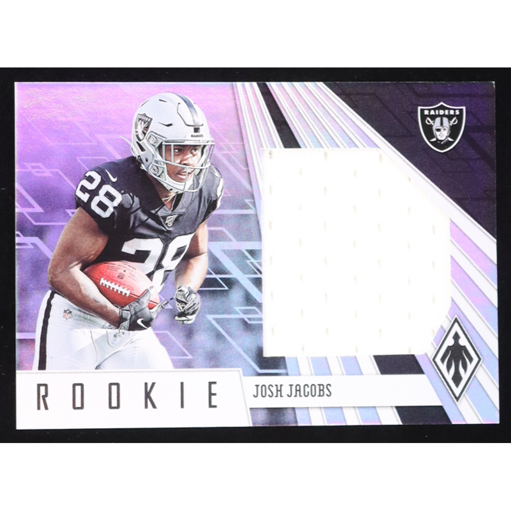 Josh Jacobs 2019 Panini Phoenix Rookie Premiere Jumbo Memorabilia #6 #24/100 RC at PristineAuction.com