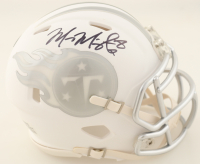 Marcus Mariota Signed Titans White ICE Speed Mini Helmet (Mariota) at PristineAuction.com