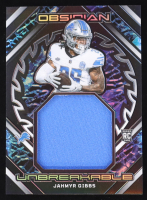 Jahmyr Gibbs 2023 Panini Obsidian Unbreakable Memorabilia #13 #138/199 RC at PristineAuction.com