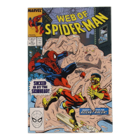 1989 "Web of Spider-Man" #57 Marvel Comic Book at PristineAuction.com