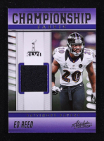 Ed Reed 2023 Absolute Championship Fabric #15 at PristineAuction.com