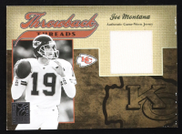 Joe Montana 2005 Donruss Elite Throwback Threads #TT3 #131/150 at PristineAuction.com