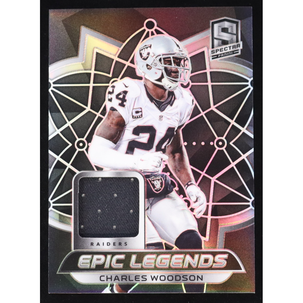 Charles Woodson 2021 Panini Spectra Epic Legends Materials #2 #31/49 at PristineAuction.com