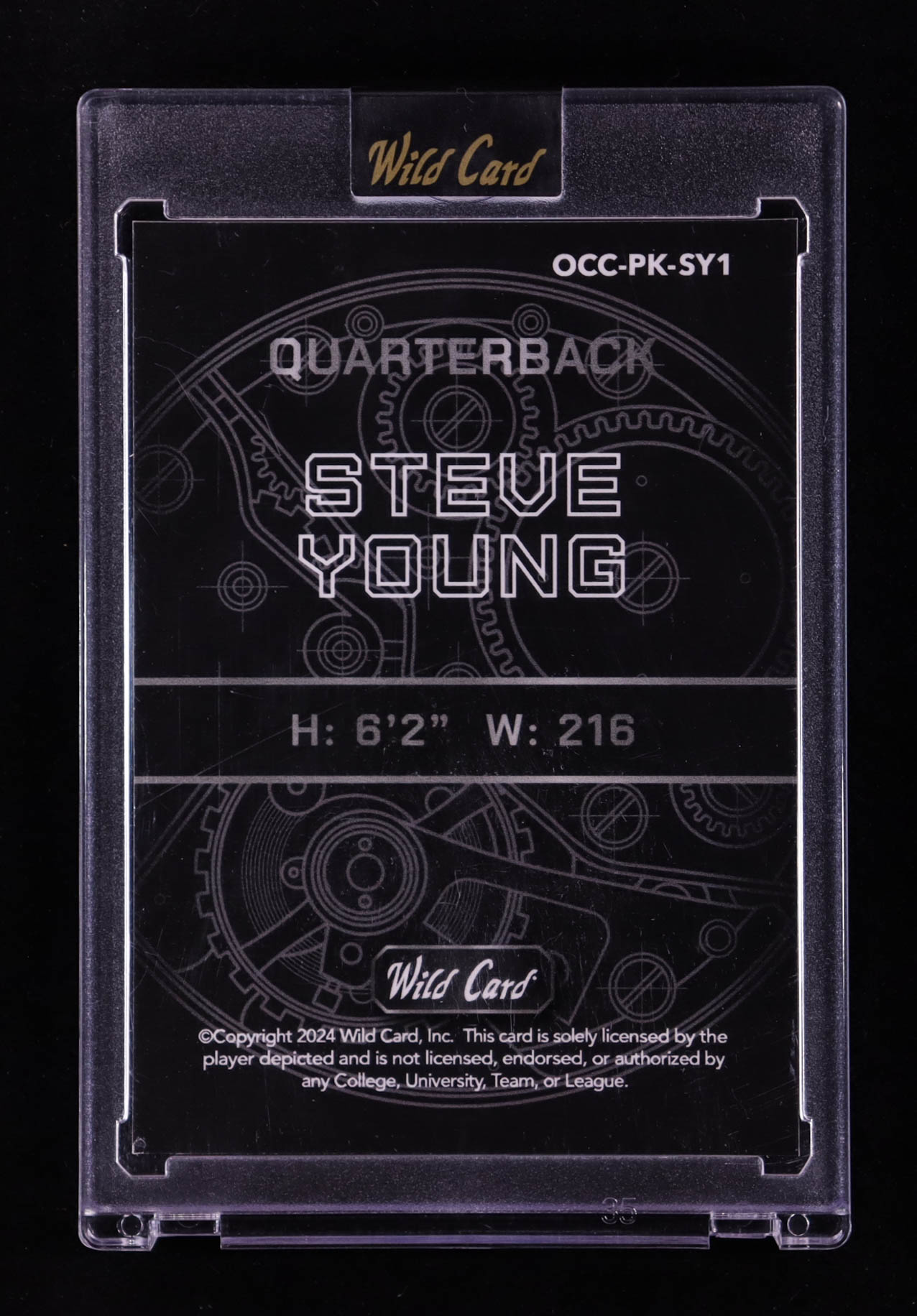 Steve Young 2024 Wild Card QB1 On the Clock Crystal Pink #OCCPKSY1 #1/1 at PristineAuction.com Steve Young 2024 Wild Card QB1 On the Clock Crystal Pink #OCCPKSY1 #1/1 at PristineAuction.com