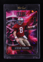 Steve Young 2024 Wild Card QB1 On the Clock Crystal Pink #OCCPKSY1 #1/1 at PristineAuction.com