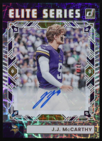 J.J. Mccarthy 2025 Panini Donruss Elite Series #TES-JMC at PristineAuction.com