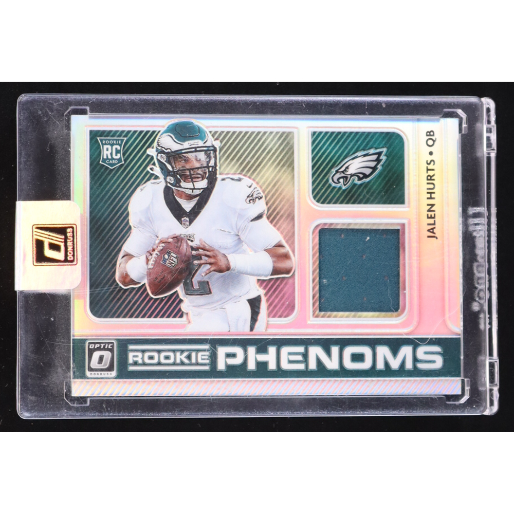 Jalen Hurts 2020 Donruss Optic Rookie Phenoms Jerseys Horizontal #14 RC at PristineAuction.com