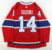 Nick Suzuki Signed Canadiens Adidas Authentic Jersey (UDA) at PristineAuction.com