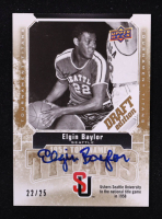 Elgin Baylor 2009-10 Upper Deck Draft Edition Tournament Titans Autographs #TTEB #22/25 at PristineAuction.com