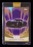 Jackson Storm 2025 Topps Pixar Gold Golden Icons Purple #GI68 #13/15 at PristineAuction.com