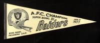 1977 Oakland Raiders Vintage Felt Pennant Flag at PristineAuction.com