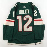 Matt Boldy Signed Wild Adidas Authentic Jersey (Fanatics) at PristineAuction.com