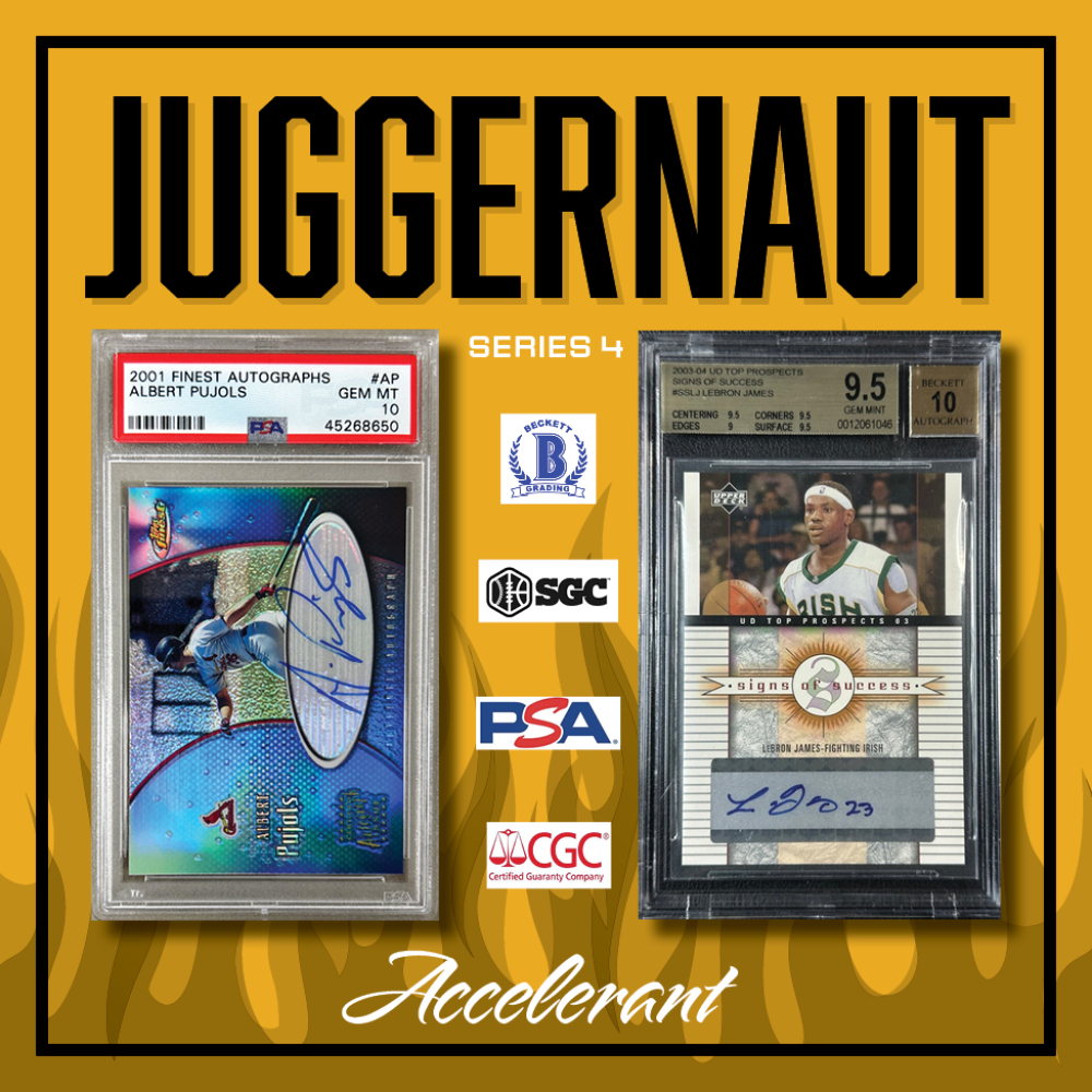 Accelerant "JUGGERNAUT SERIES 4" Mystery Box at PristineAuction.com