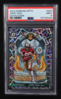 Jerry Rice 2023 Panini Donruss Optic Downtown! #D-20 (PSA 9) at PristineAuction.com