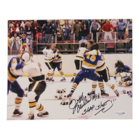Jeff Carlson Signed "Slap Shot" 8x10 Photo Inscribed "Slap Shot" (ACOA) at PristineAuction.com