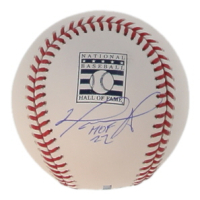 David Ortiz Signed OML Hall of Fame Logo Baseball Inscribed "HOF 22" (Beckett) at PristineAuction.com