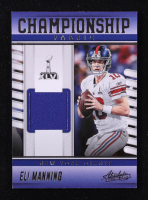 Eli Manning 2023 Absolute Championship Fabric #14 at PristineAuction.com