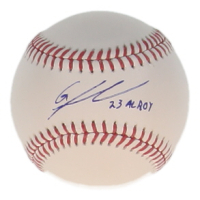 Gunnar Henderson Signed OML Baseball Inscribed "23 AL ROY" (Beckett) at PristineAuction.com