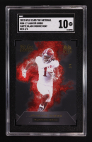 Jahmyr Gibbs 2023 Wild Card The National Matte Black Rookie Heat #RHN-17 RC #3/4 (SGC 10) at PristineAuction.com