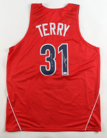 Jason Terry Signed Jersey Inscribed "97 NCAA Champs" (JSA) at PristineAuction.com