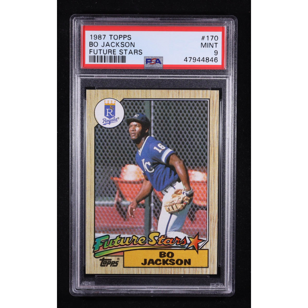 Bo Jackson 1987 Topps #170 RC (PSA 9) at PristineAuction.com