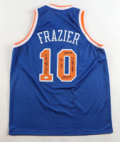 Walt "Clyde" Frazier Signed Jersey Inscribed "NBA Top 50", "7x All-Star", "2x NBA Champ", & "HOF 1987" (JSA) at PristineAuction.com