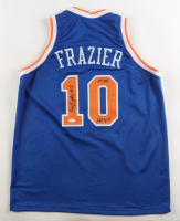 Walt "Clyde" Frazier Signed Jersey Inscribed "HOF 1987" & "NBA Top 50" (JSA) at PristineAuction.com