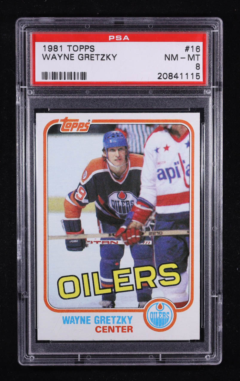 Wayne Gretzky 1981-82 Topps #16 (PSA 8) at PristineAuction.com Wayne Gretzky 1981-82 Topps #16 (PSA 8) at PristineAuction.com
