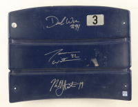 Jason Witten, Demarcus Ware & Miles Austin Signed Cowboys Legends Stadium Seatback (Beckett) at PristineAuction.com