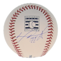 David Ortiz Signed OML Hall of Fame Logo Baseball Inscribed "HOF 22" (Beckett) at PristineAuction.com