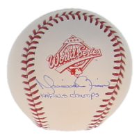 Mariano Rivera Signed 1996 World Series Logo Baseball Inscribed "1996 WS Champs" (JSA) at PristineAuction.com