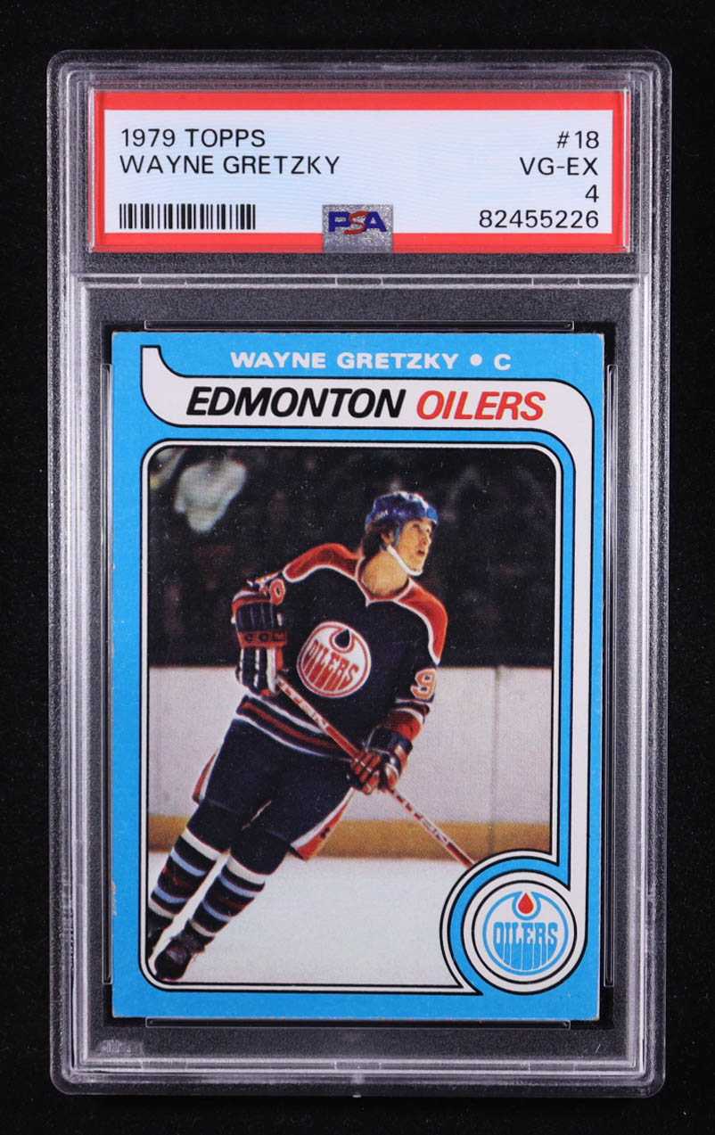 Wayne Gretzky 1979-80 Topps #18 RC (PSA 4) at PristineAuction.com Wayne Gretzky 1979-80 Topps #18 RC (PSA 4) at PristineAuction.com