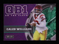 Caleb Williams 2023 Wild Card QB1 On the Clock Prismatic Purple #OCWCW2 RC #5/15 at PristineAuction.com