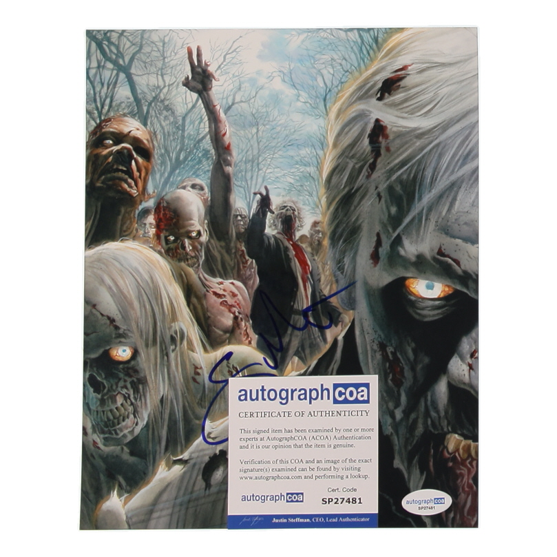 Greg Nicotero Signed "The Walking Dead " 8x10 Photo (ACOA) at PristineAuction.com Greg Nicotero Signed "The Walking Dead " 8x10 Photo (ACOA) at PristineAuction.com