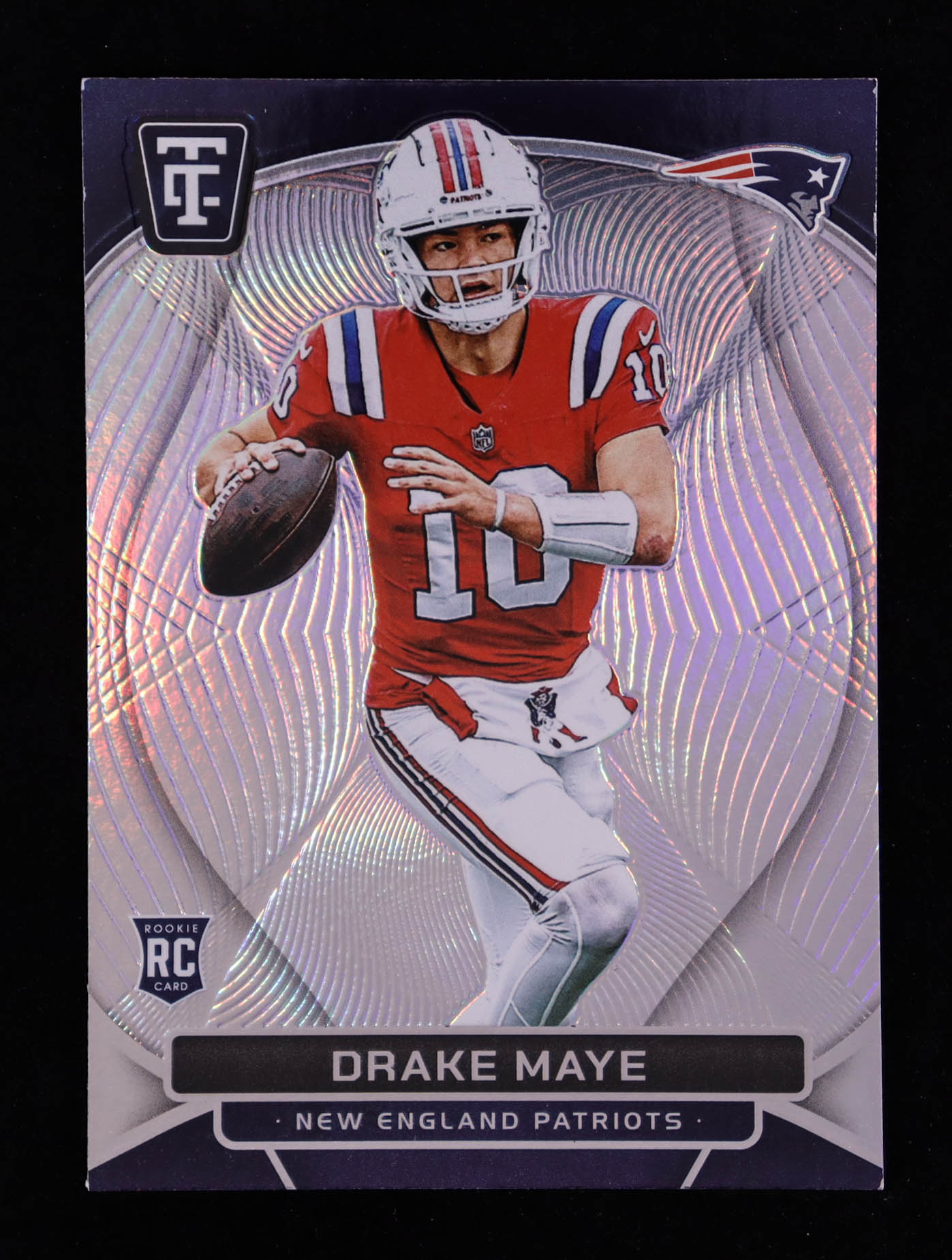 Drake Maye 2024 Totally Certified Mirror #121 RC at PristineAuction.com Drake Maye 2024 Totally Certified Mirror #121 RC at PristineAuction.com