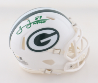 James Jones Signed Packers Speed Mini Helmet (JSA) at PristineAuction.com