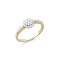 0.35 CTW Natural Diamond Ring Mounted In Yellow Gold H-I, I1-I2 | Estimated Retail Value: $5,780 (IGI) at PristineAuction.com