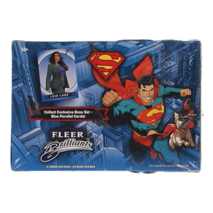 2025 Upper Deck Fleer Brilliants Superman Blaster Box with (6) Packs at PristineAuction.com 2025 Upper Deck Fleer Brilliants Superman Blaster Box with (6) Packs at PristineAuction.com