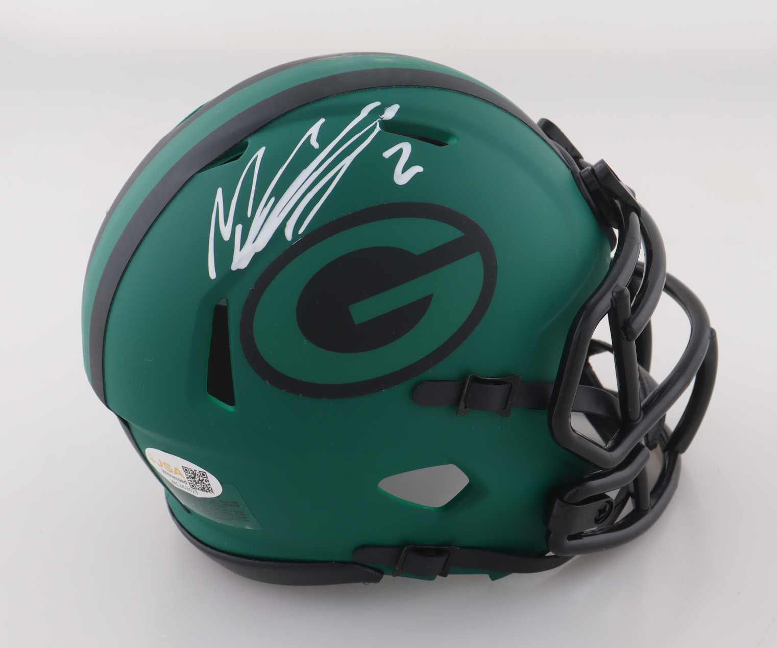 Mason Crosby Signed Packers Rave Alternate Speed Mini Helmet (JSA) at PristineAuction.com Mason Crosby Signed Packers Rave Alternate Speed Mini Helmet (JSA) at PristineAuction.com