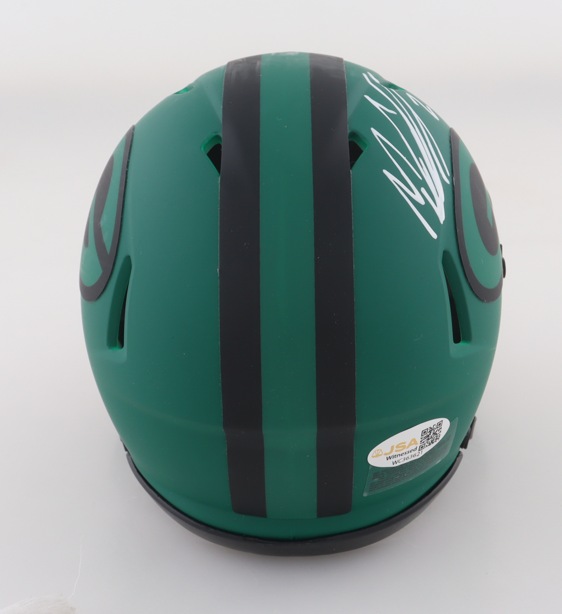 Mason Crosby Signed Packers Rave Alternate Speed Mini Helmet (JSA) at PristineAuction.com Mason Crosby Signed Packers Rave Alternate Speed Mini Helmet (JSA) at PristineAuction.com