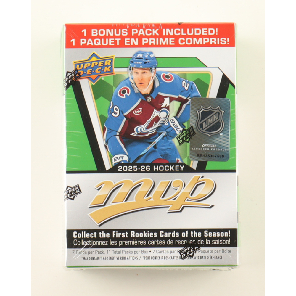 2025-26 Upper Deck MVP Hockey Blaster Box With (11) Packs at PristineAuction.com