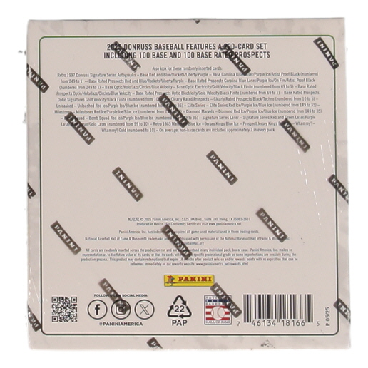 2025 Panini Donruss Baseball Mega Box with (6) Packs at PristineAuction.com 2025 Panini Donruss Baseball Mega Box with (6) Packs at PristineAuction.com