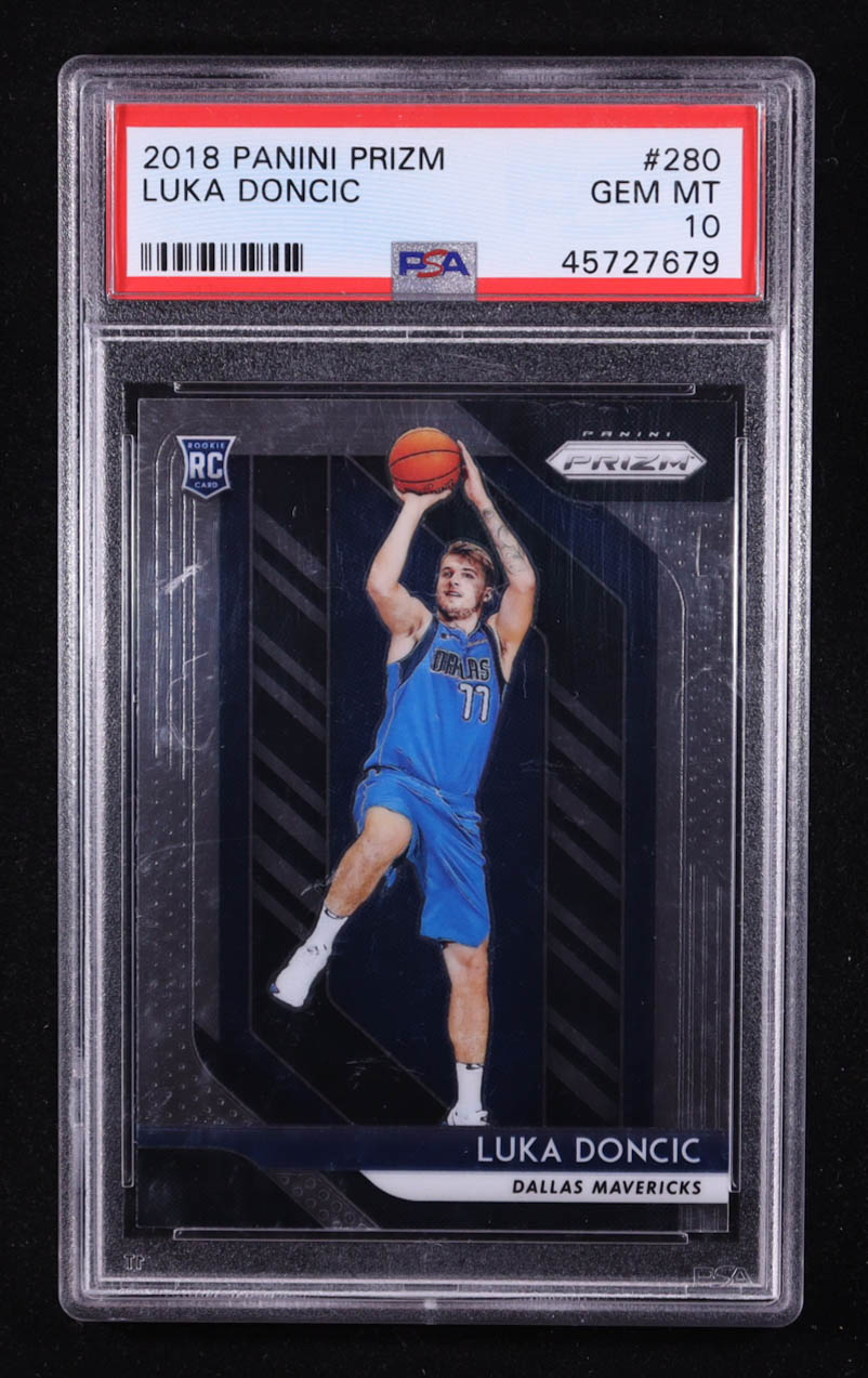 Luka Doncic 2018-19 Panini Prizm #280 RC (PSA 10) at PristineAuction.com Luka Doncic 2018-19 Panini Prizm #280 RC (PSA 10) at PristineAuction.com