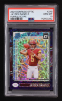 Jayden Daniels 2024 Panini Donruss Optic RR #248 RC (PSA 10) at PristineAuction.com