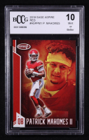 Patrick Mahomes 2019 SAGE Aspire Red #ASPPM1 (BCCG 10) at PristineAuction.com