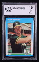 Mark McGwire 1987 Fleer Update #U76 RC (BCCG 10) at PristineAuction.com
