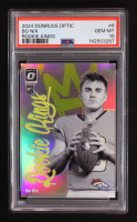 Bo Nix 2024 Panini Donruss Optic Rookie Kings #6 RC (PSA 10) at PristineAuction.com