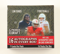 2021 Sage Hit Premier Draft Low Series Football Hobby Box at PristineAuction.com