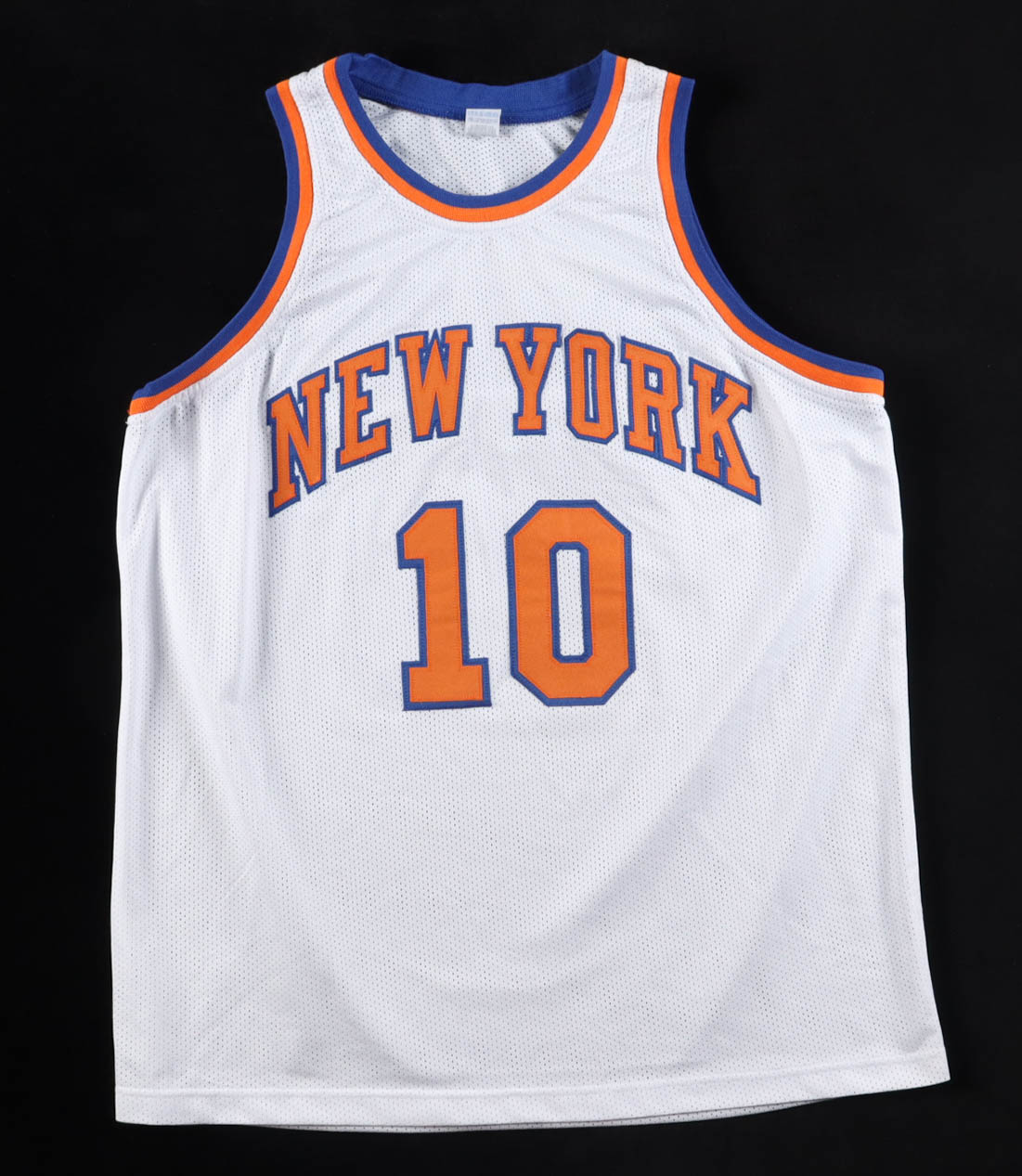 Walt "Clyde" Frazier Signed Jersey Inscribed "NBA Top 50", "7x All-Star", "2x NBA Champs", & "HOF 1987" (JSA) at PristineAuction.com Walt "Clyde" Frazier Signed Jersey Inscribed "NBA Top 50", "7x All-Star", "2x NBA Champs", & "HOF 1987" (JSA) at PristineAuction.com