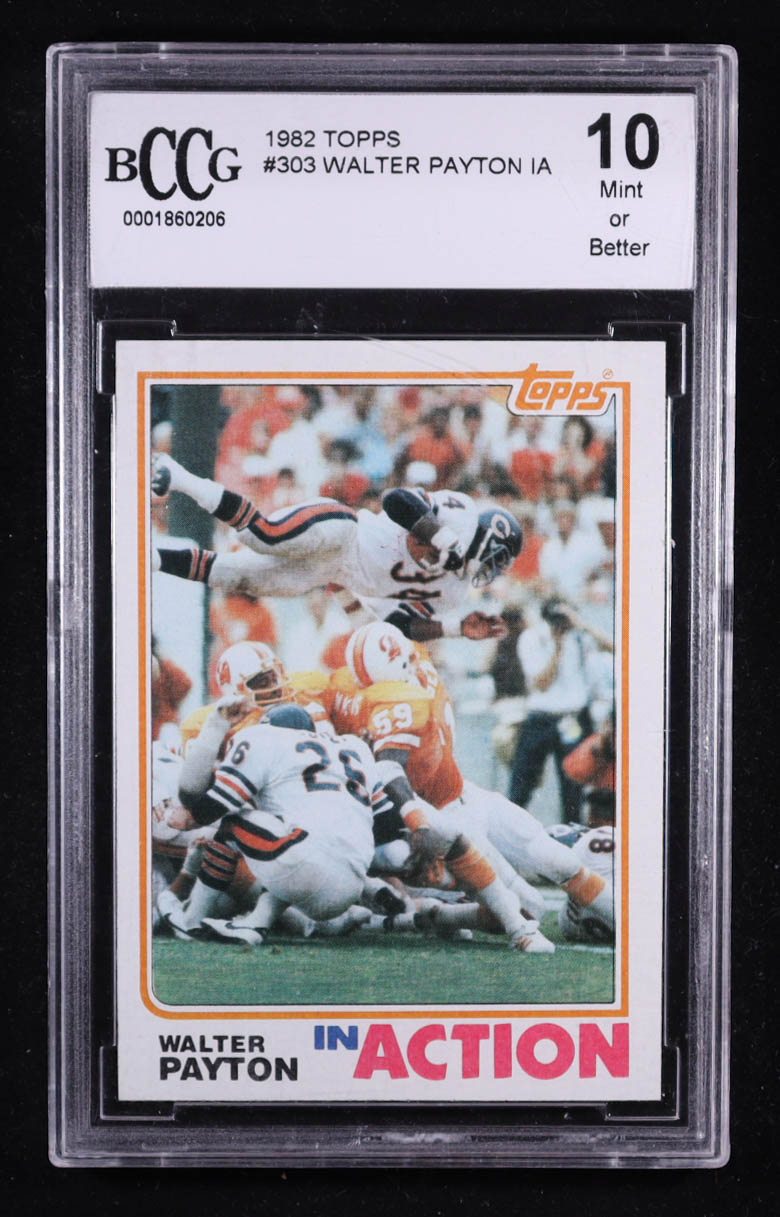 Walter Payton 1982 Topps #303 (BCCG 10) at PristineAuction.com Walter Payton 1982 Topps #303 (BCCG 10) at PristineAuction.com